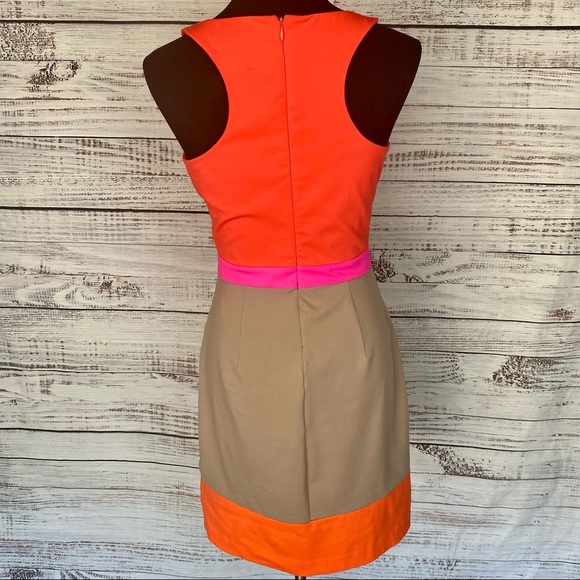 CYNTHIA ROWLEY Bright Color block Racerback Dress - Picture 5 of 8